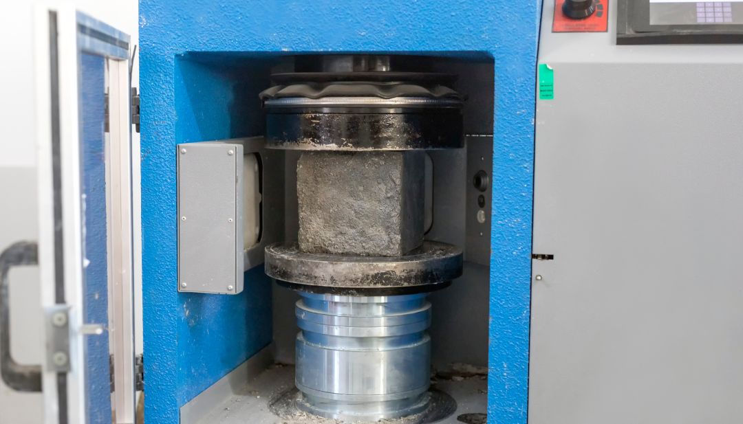 Equipamiento especializado para pruebas de concreto premezclado