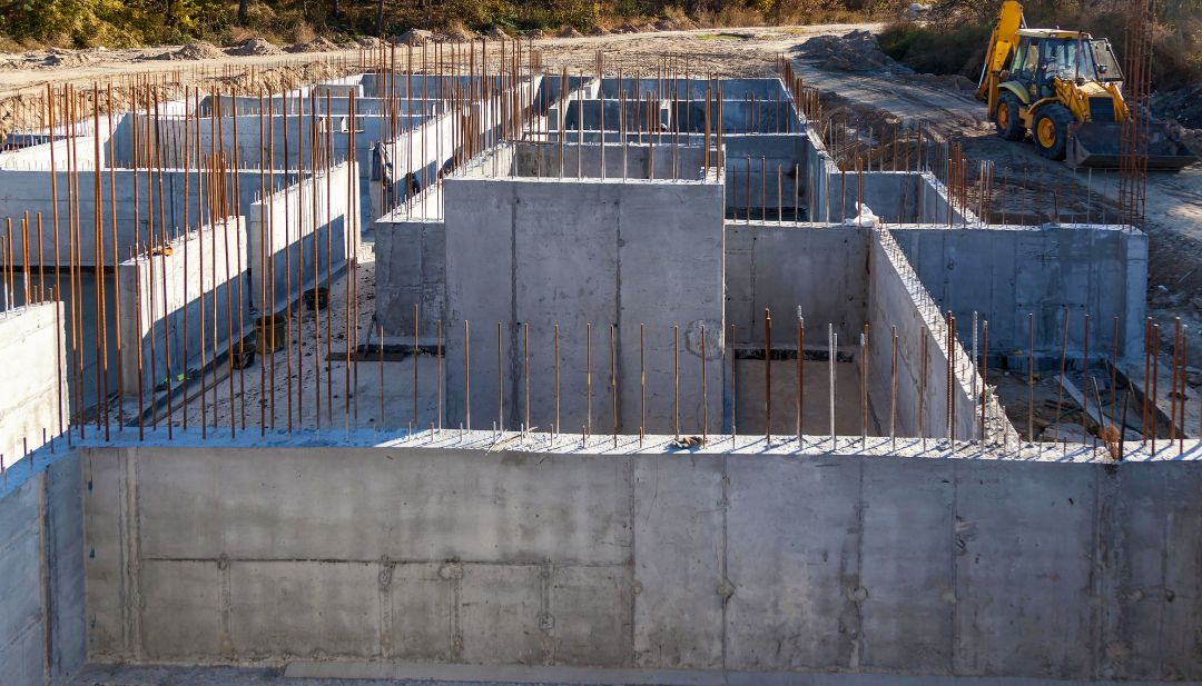 Estructura de concreto armado en obra